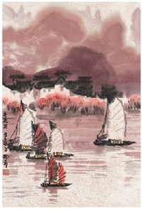 徐希 1978年作 杏花村 镜心